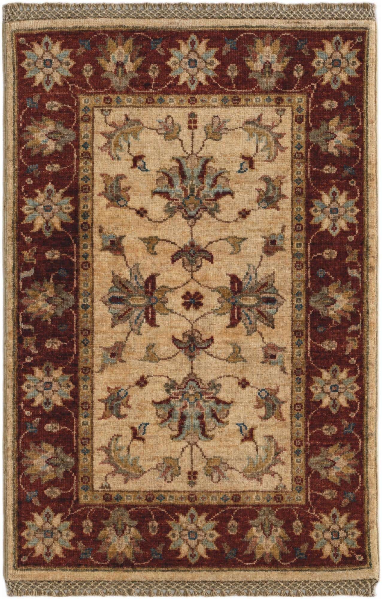 2' x 3' Hand Knotted Ziegler Rug