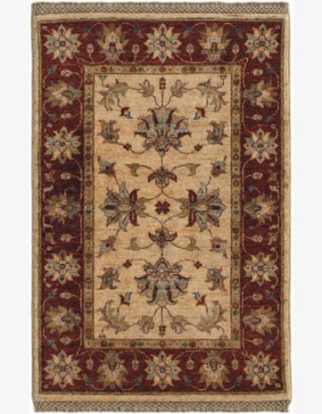 2' x 3' Hand Knotted Ziegler Rug