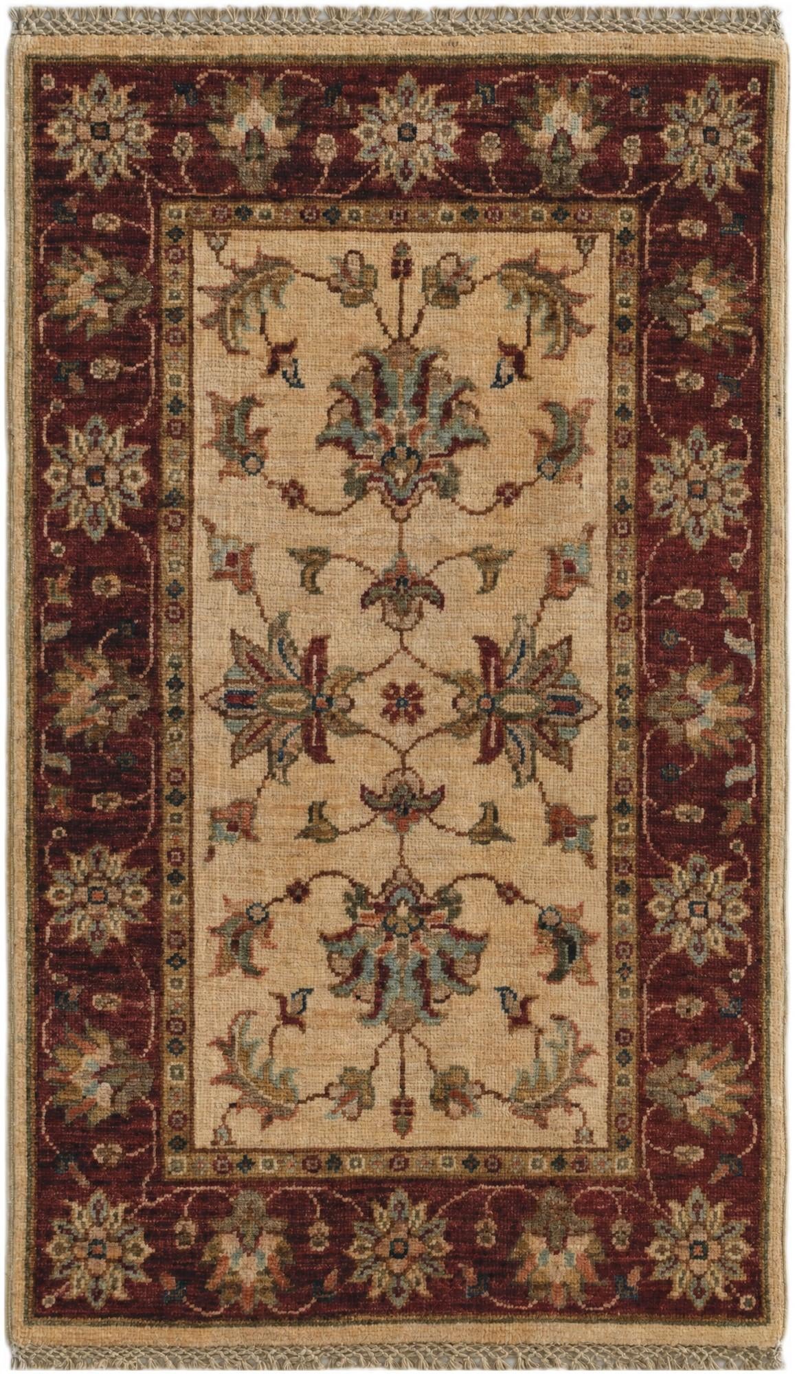 2' x 3' 5 Hand Knotted Ziegler Rug