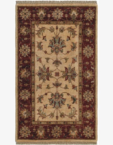 2' x 3' 5 Hand Knotted Ziegler Rug