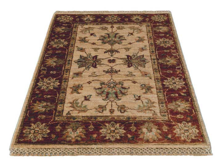 2' x 2' 11 Hand Knotted Ziegler Rug