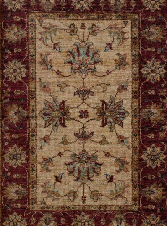Detail image of 2' x 2' 11 Hand Knotted Ziegler Rug