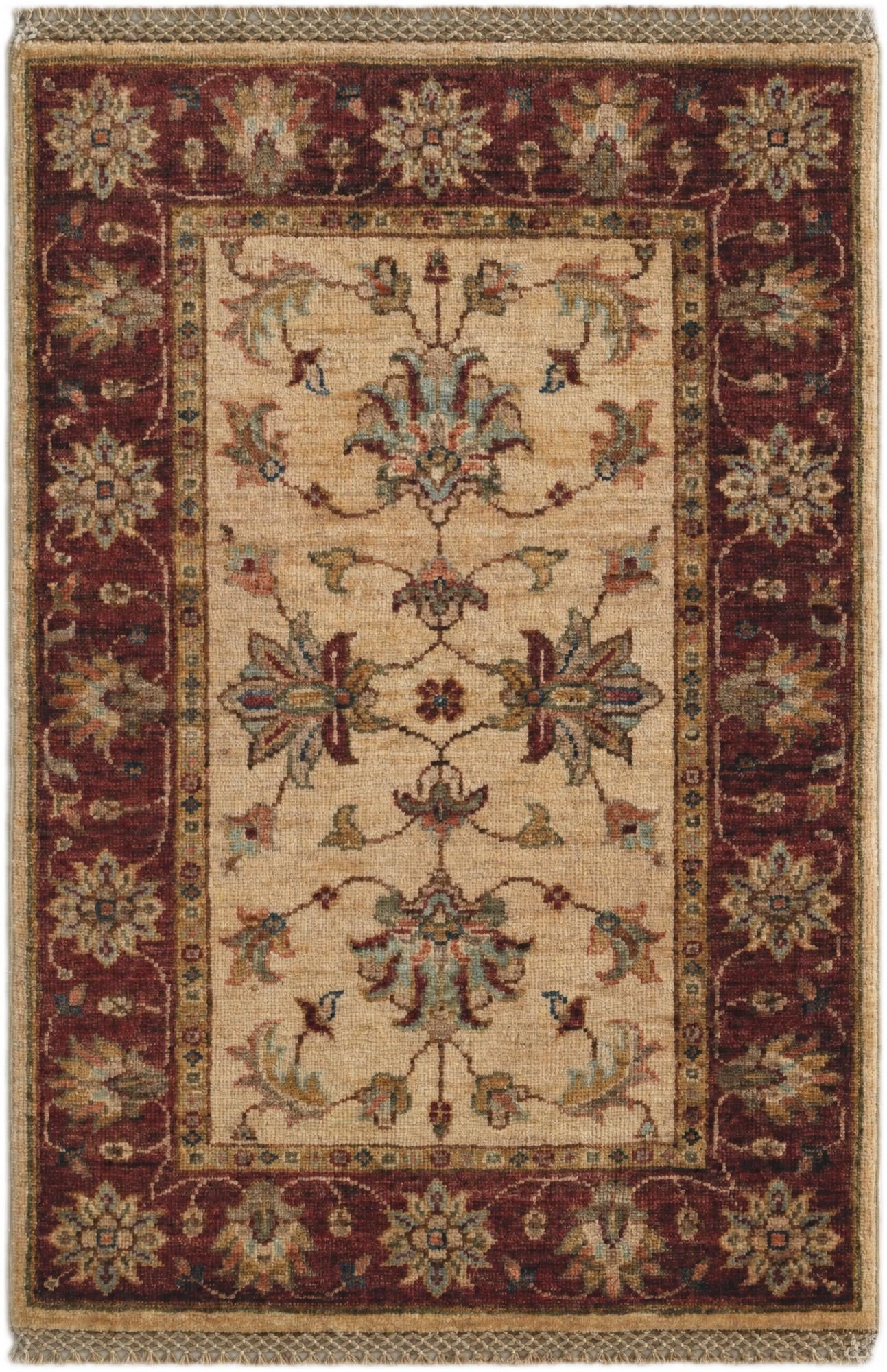 2' x 2' 11 Hand Knotted Ziegler Rug