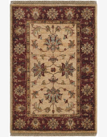 2' x 2' 11 Hand Knotted Ziegler Rug