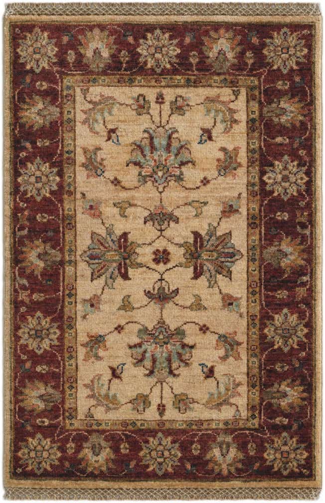2' x 2' 11 Hand Knotted Ziegler Rug