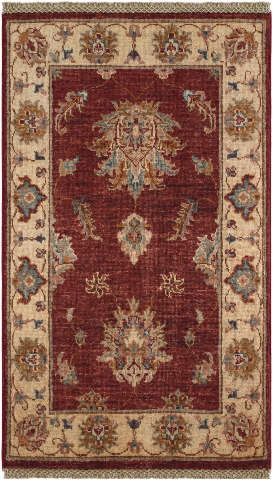 2' 1 x 3' 5 Hand Knotted Ziegler Rug