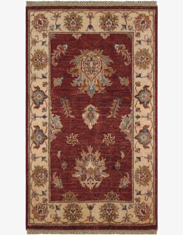 2' 1 x 3' 5 Hand Knotted Ziegler Rug