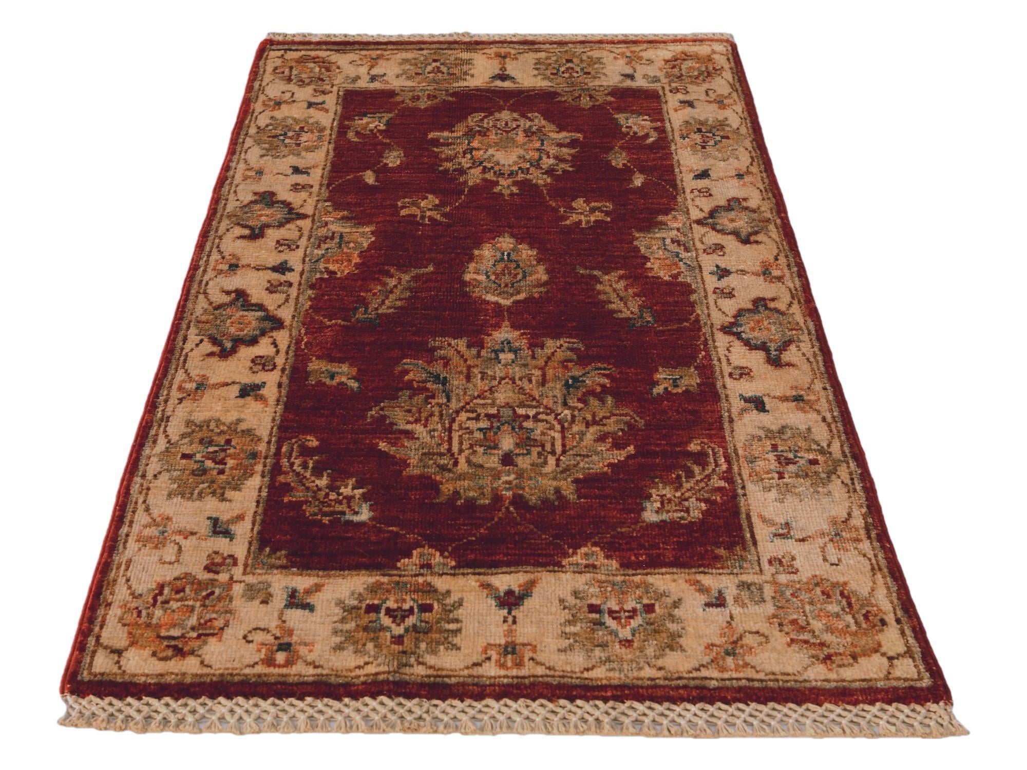 2' x 3' 4 Hand Knotted Ziegler Rug