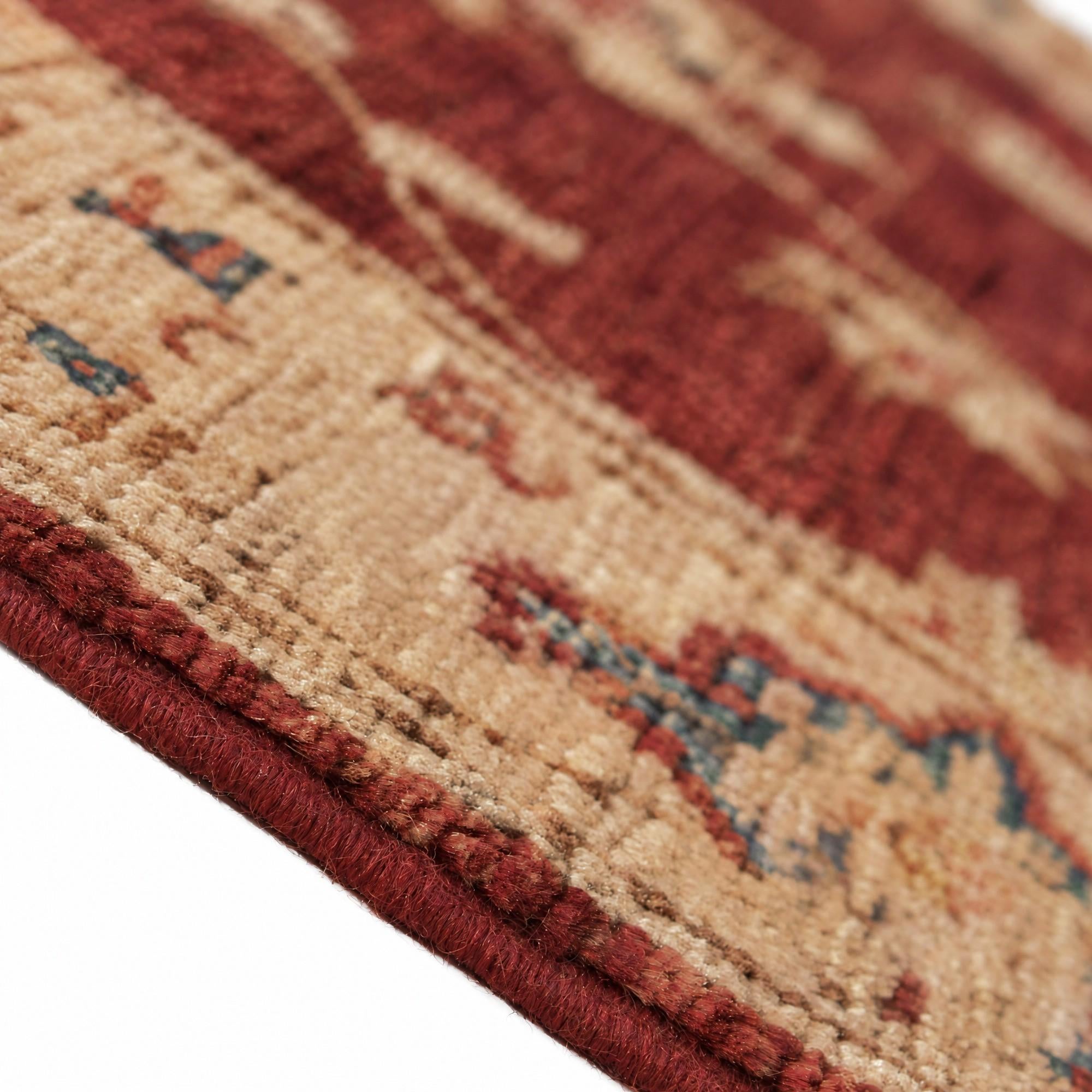 60cm x 100cm Hand Knotted Ziegler Rug