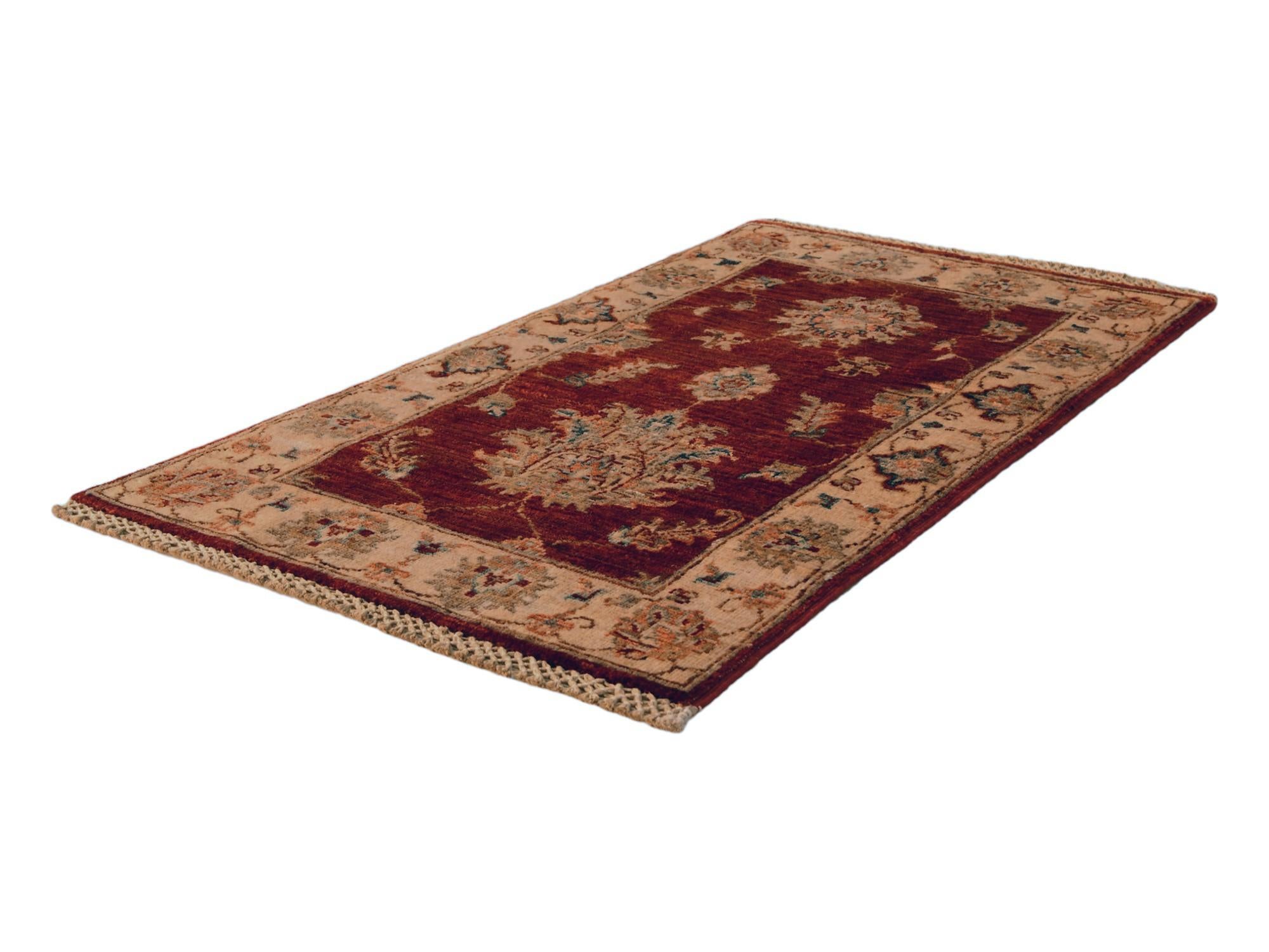 1' 11 x 3' 5 Hand Knotted Ziegler Rug