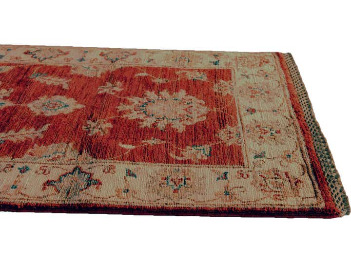1' 11 x 3' 5 Hand Knotted Ziegler Rug