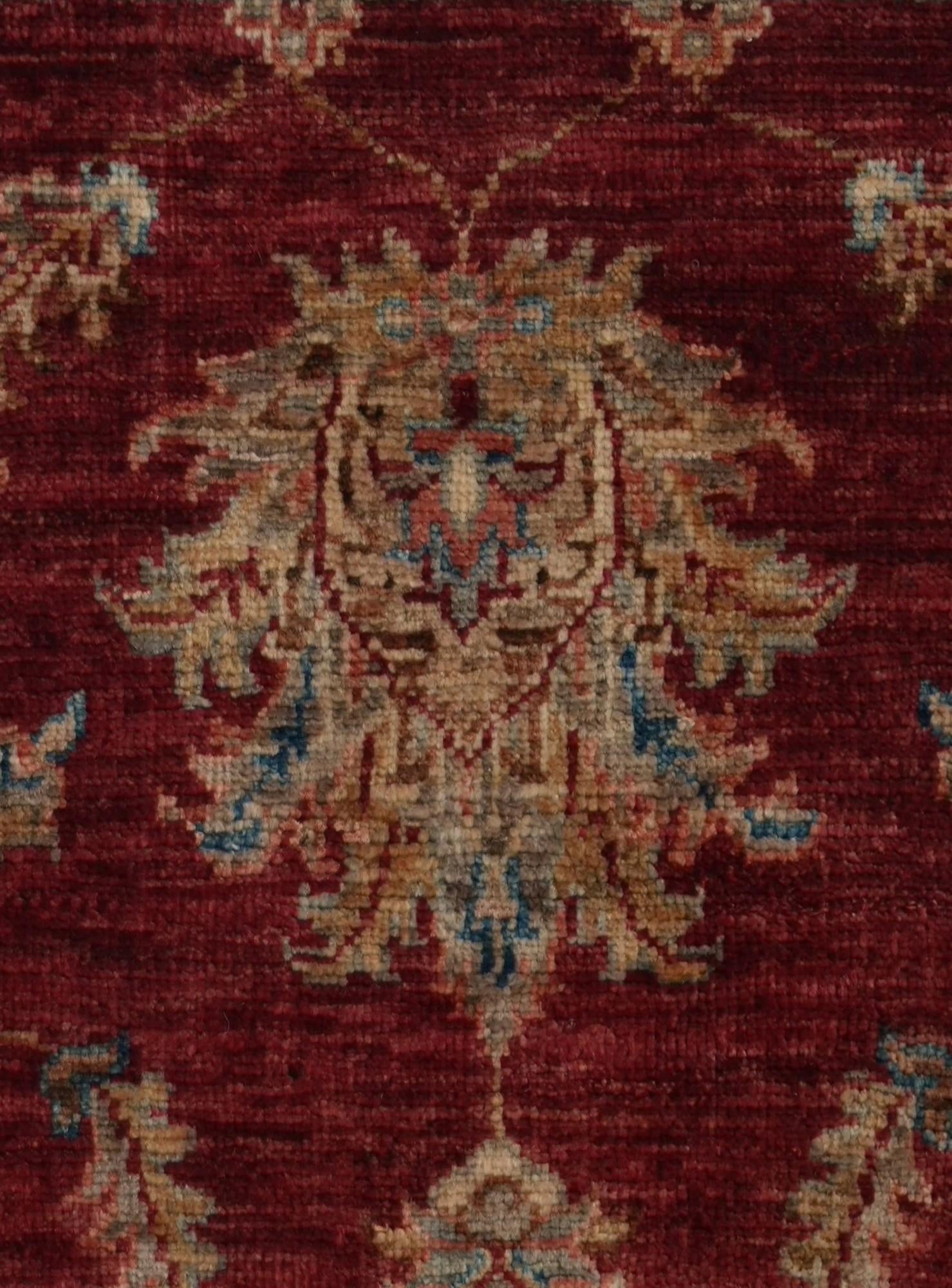 1' 11 x 3' 5 Hand Knotted Ziegler Rug