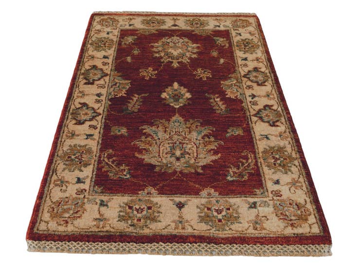 Detail image of 1' 11 x 3' 2 Hand Knotted Ziegler Rug