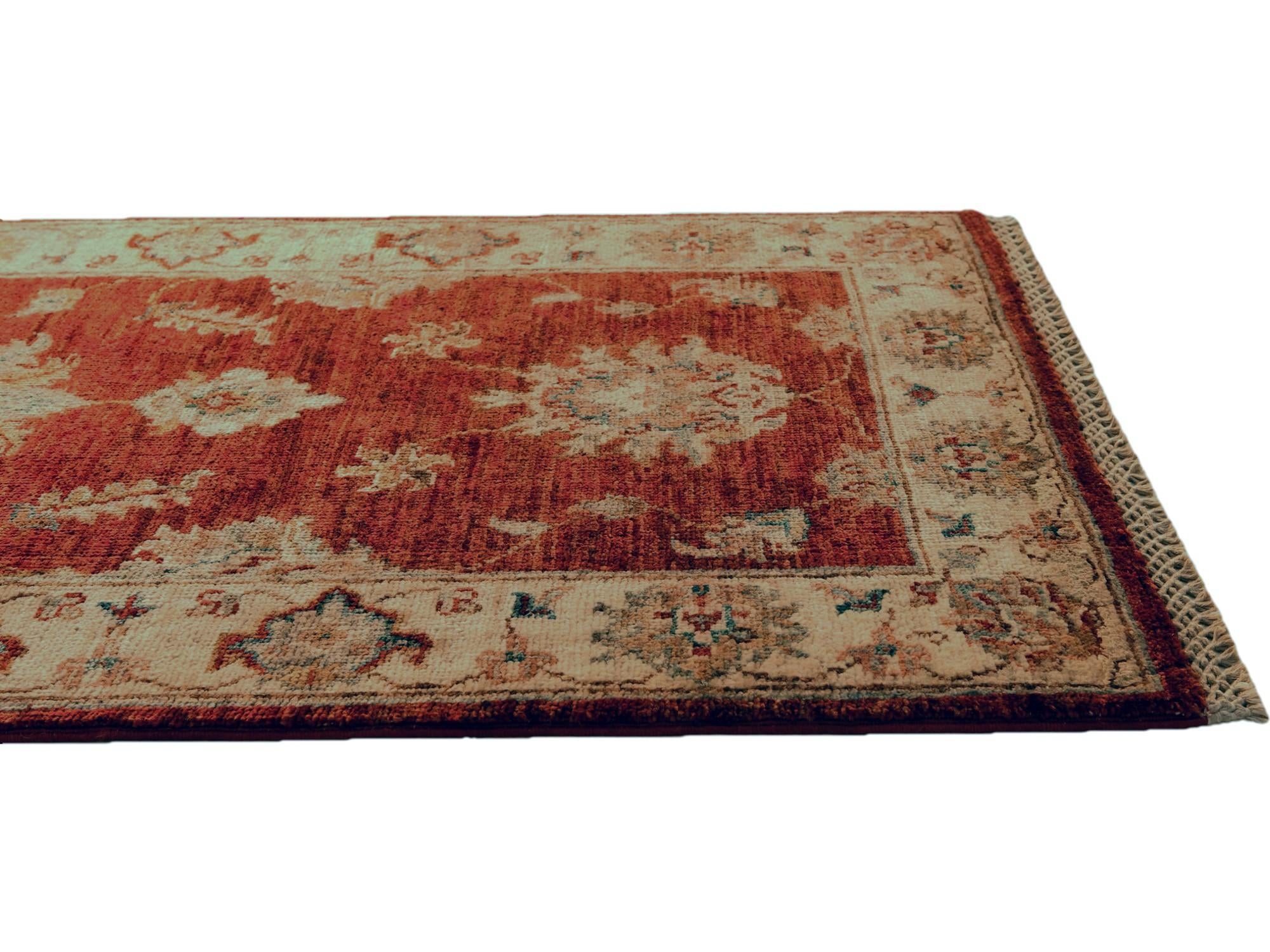 1' 11 x 3' 2 Hand Knotted Ziegler Rug
