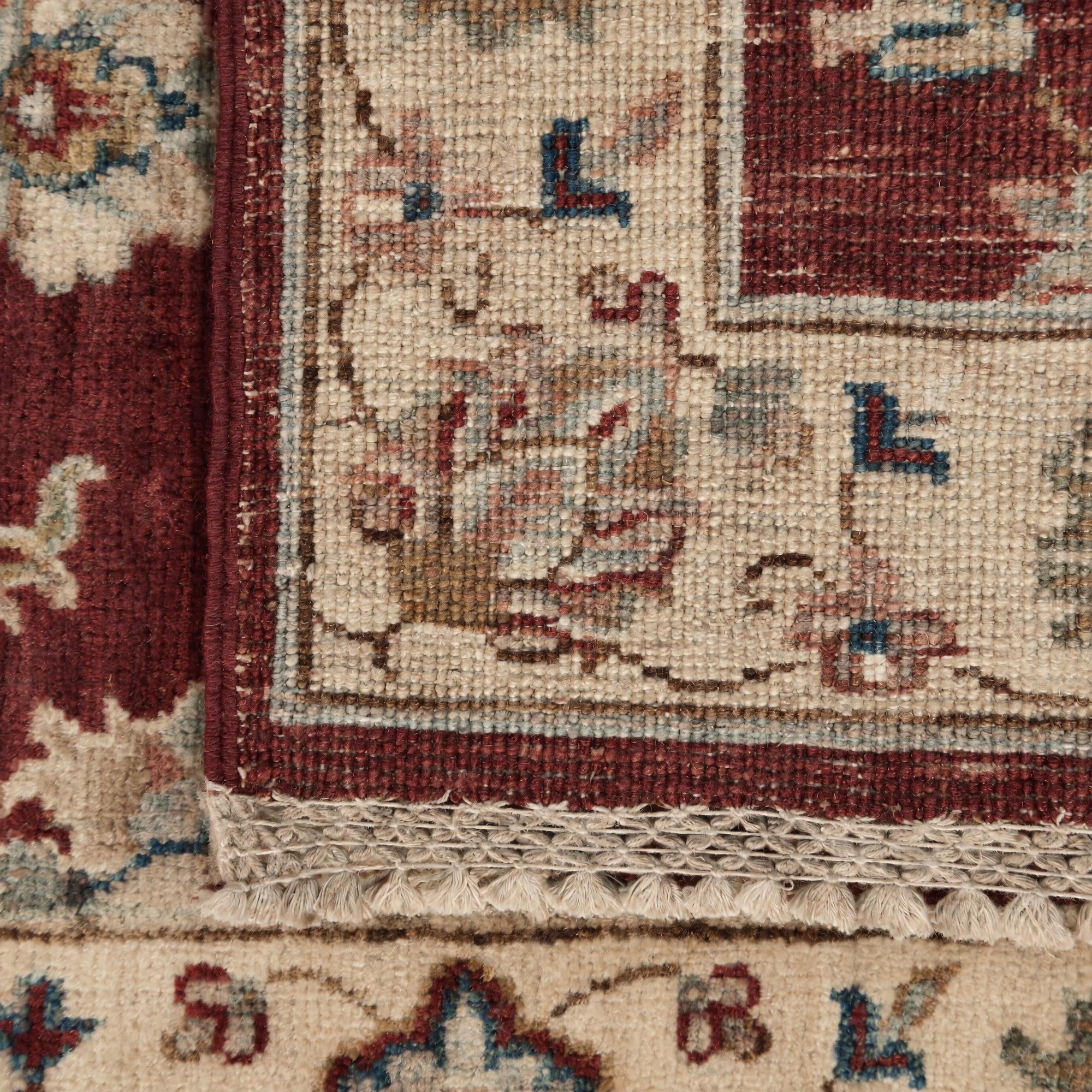 60cm x 95cm Hand Knotted Ziegler Rug