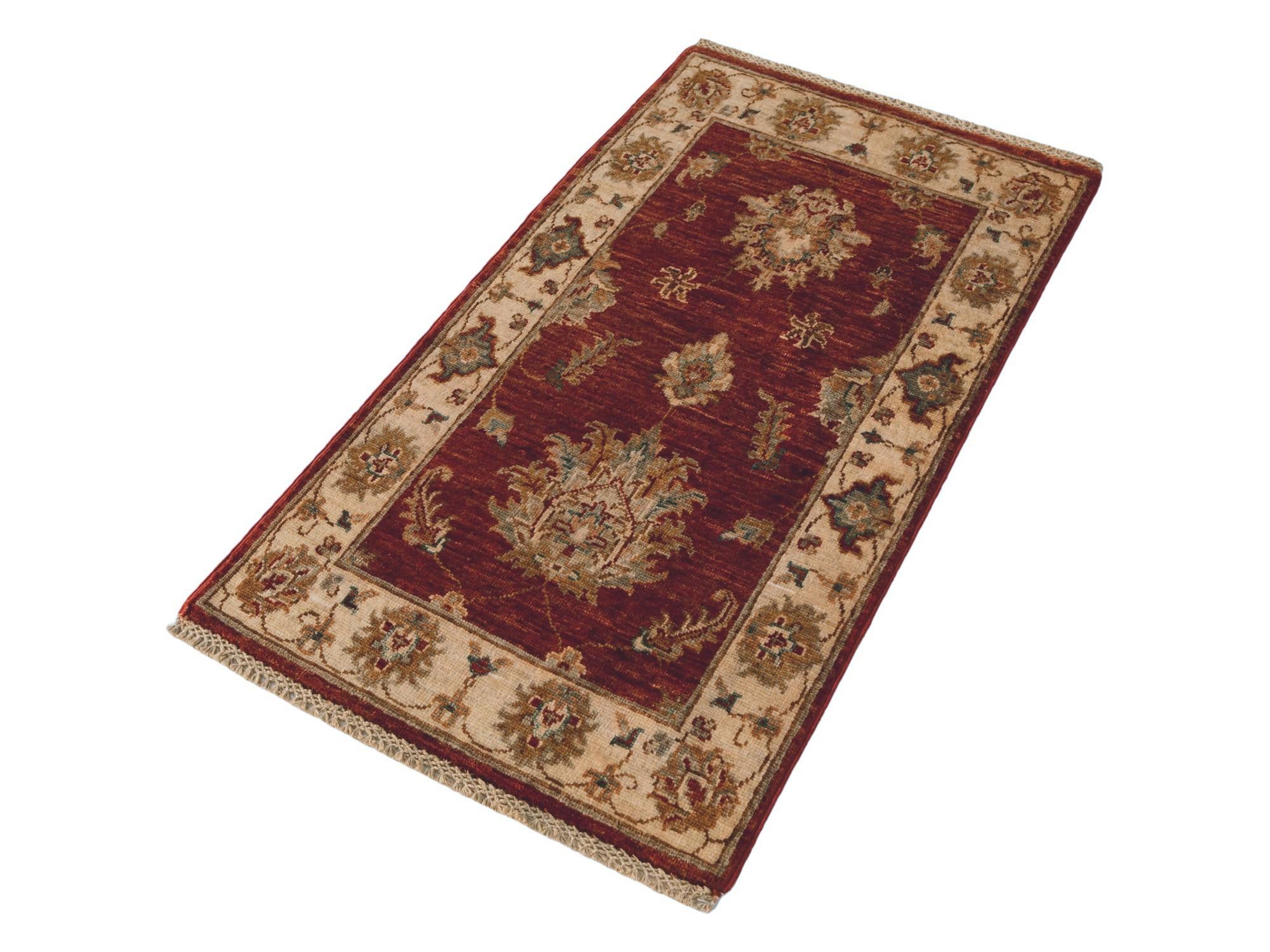 60cm x 105cm Hand Knotted Ziegler Rug