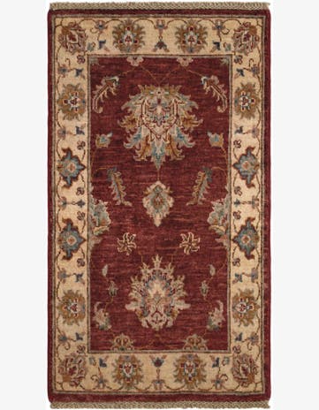 2' x 3' 5 Hand Knotted Ziegler Rug