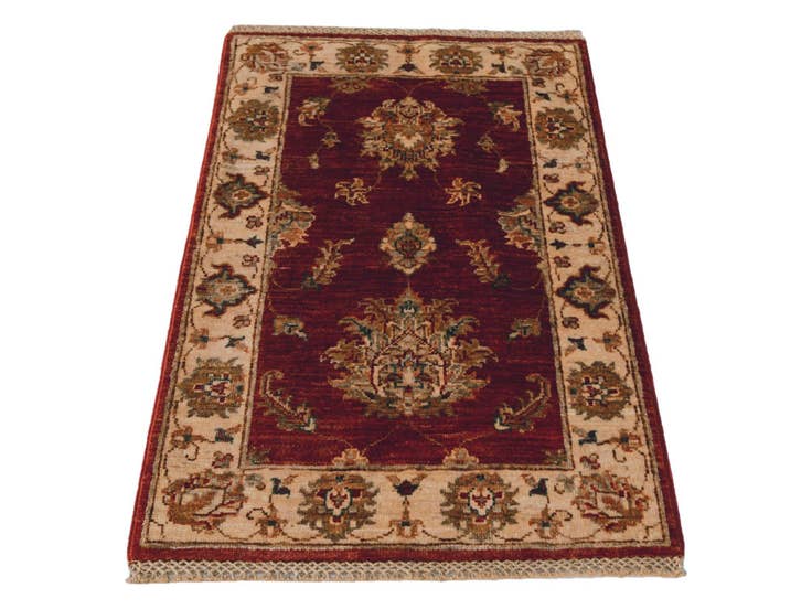 Detail image of 2' x 3' 1 Hand Knotted Ziegler Rug