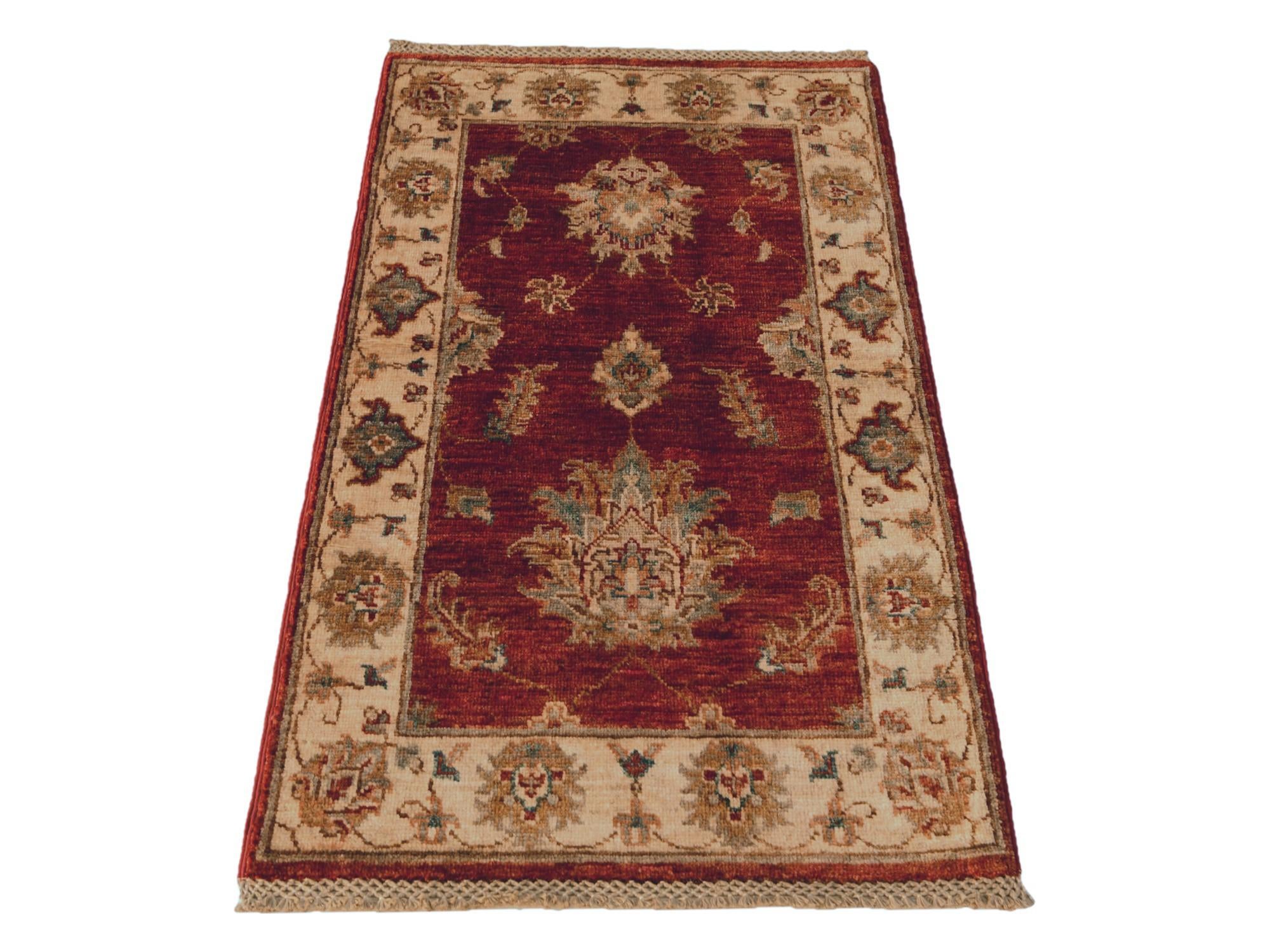 60cm x 105cm Hand Knotted Ziegler Rug