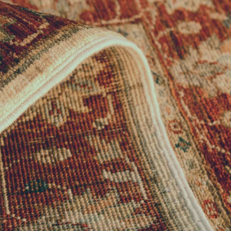 Detail image of 2' x 2' 9 Hand Knotted Ziegler Rug
