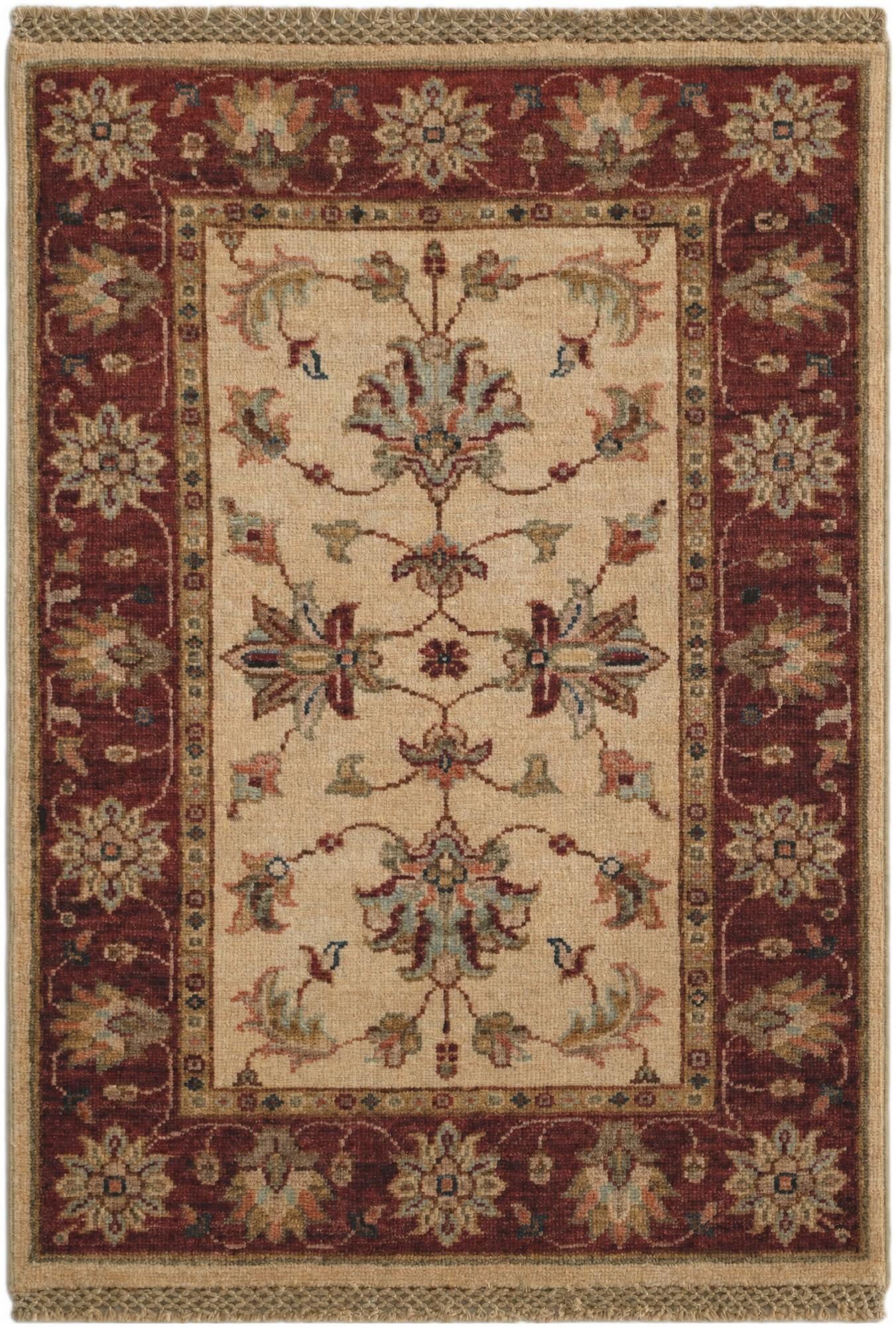 2' x 2' 9 Hand Knotted Ziegler Rug
