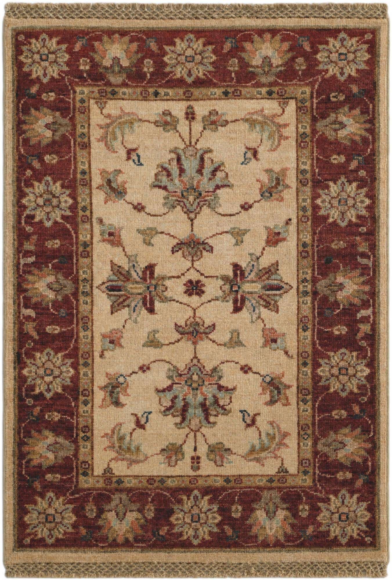 2' x 2' 9 Hand Knotted Ziegler Rug