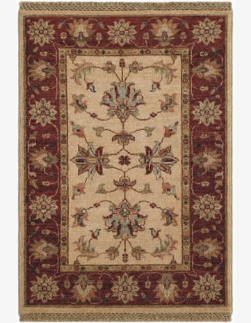 2' x 2' 9 Hand Knotted Ziegler Rug