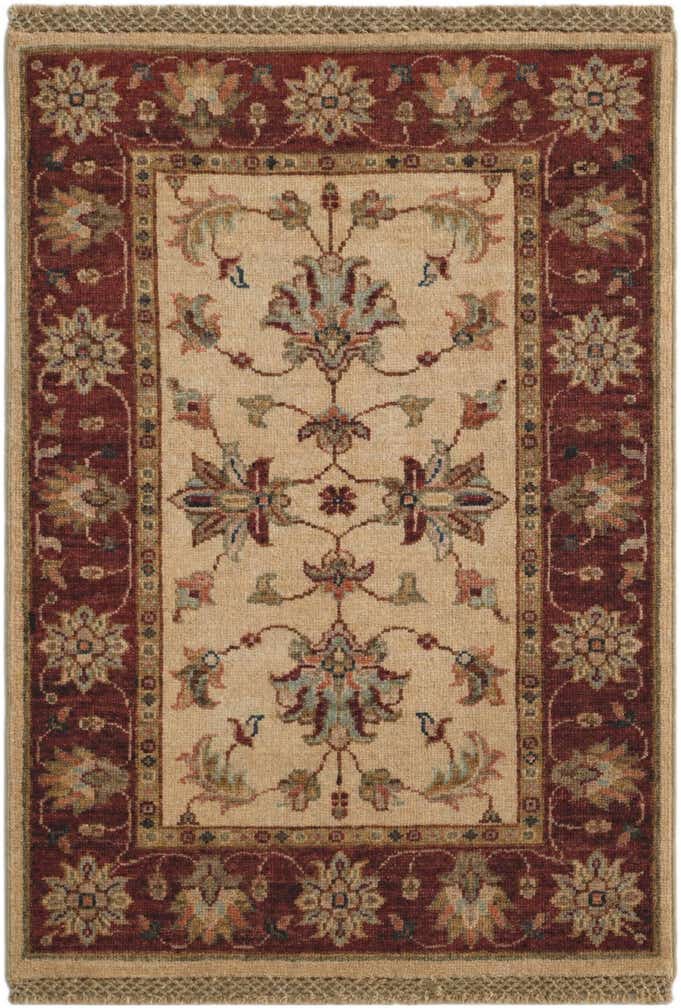 2' x 2' 9 Hand Knotted Ziegler Rug
