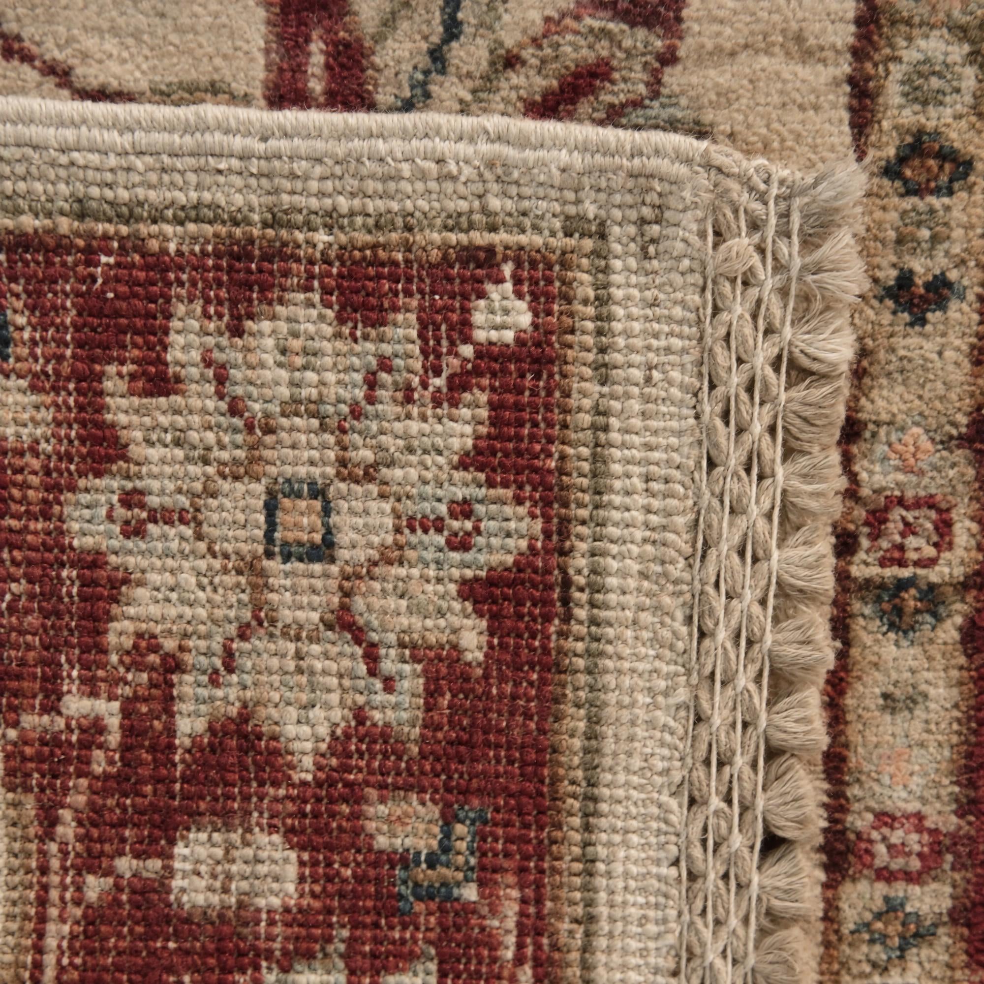 60cm x 85cm Hand Knotted Ziegler Rug