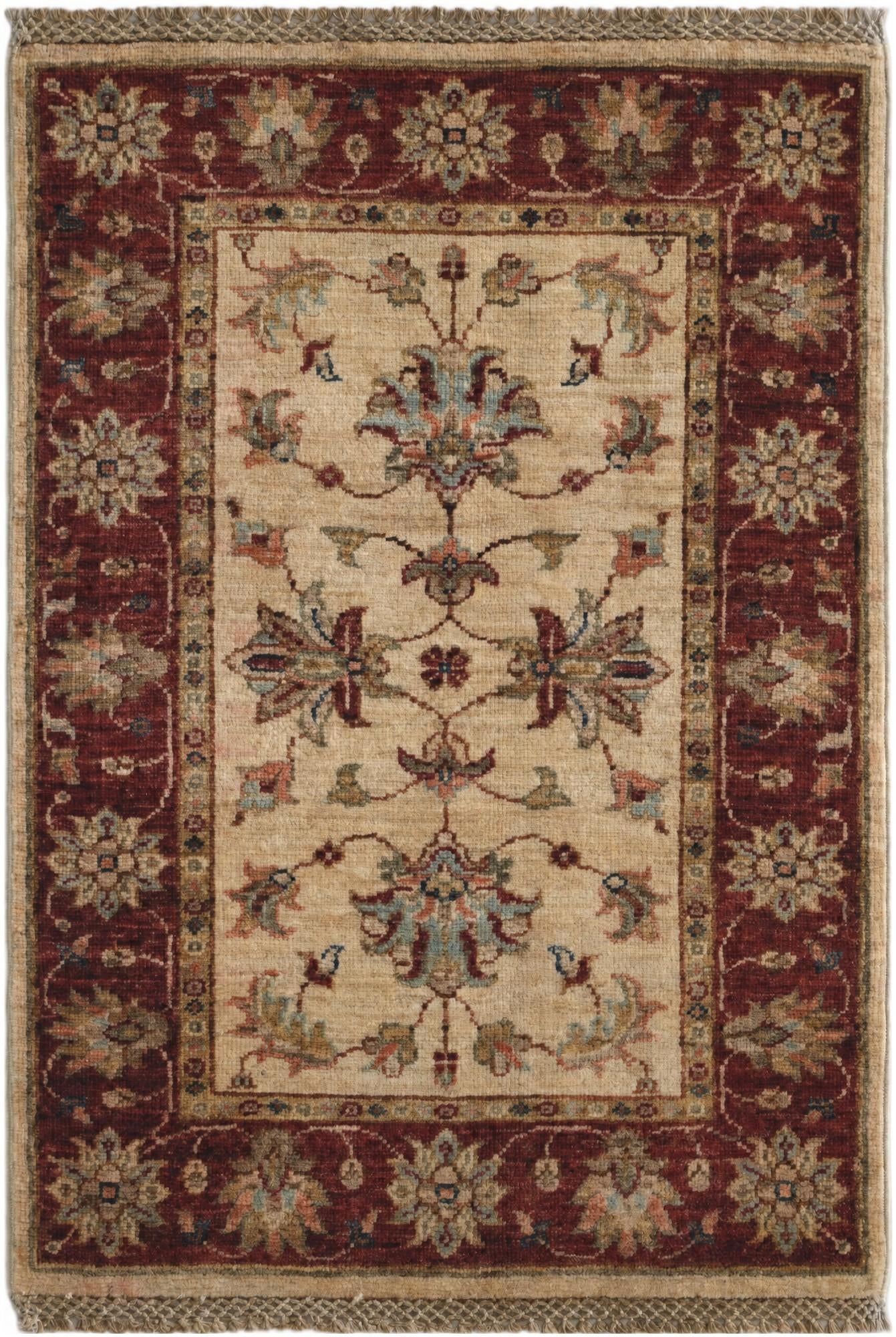 2' x 2' 9 Hand Knotted Ziegler Rug