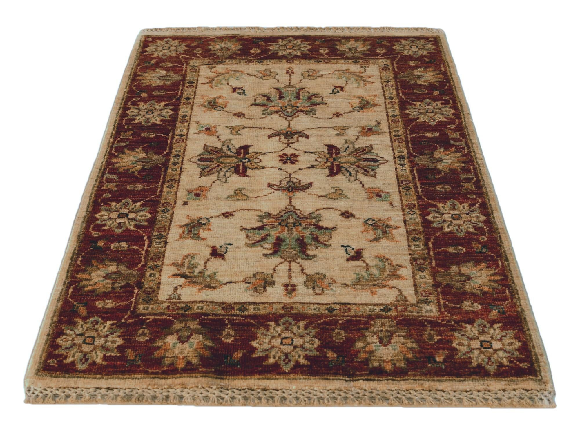 2' x 3' Hand Knotted Ziegler Rug