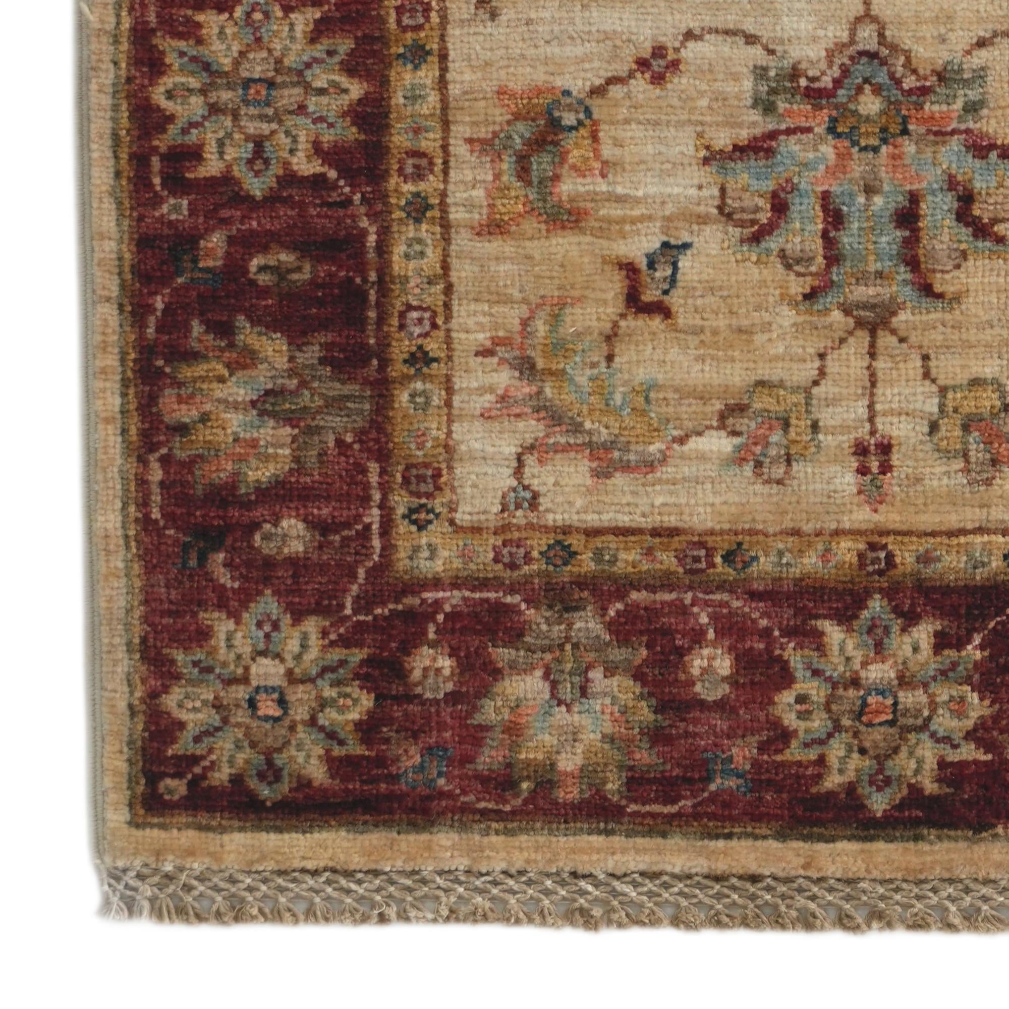 60cm x 90cm Hand Knotted Ziegler Rug
