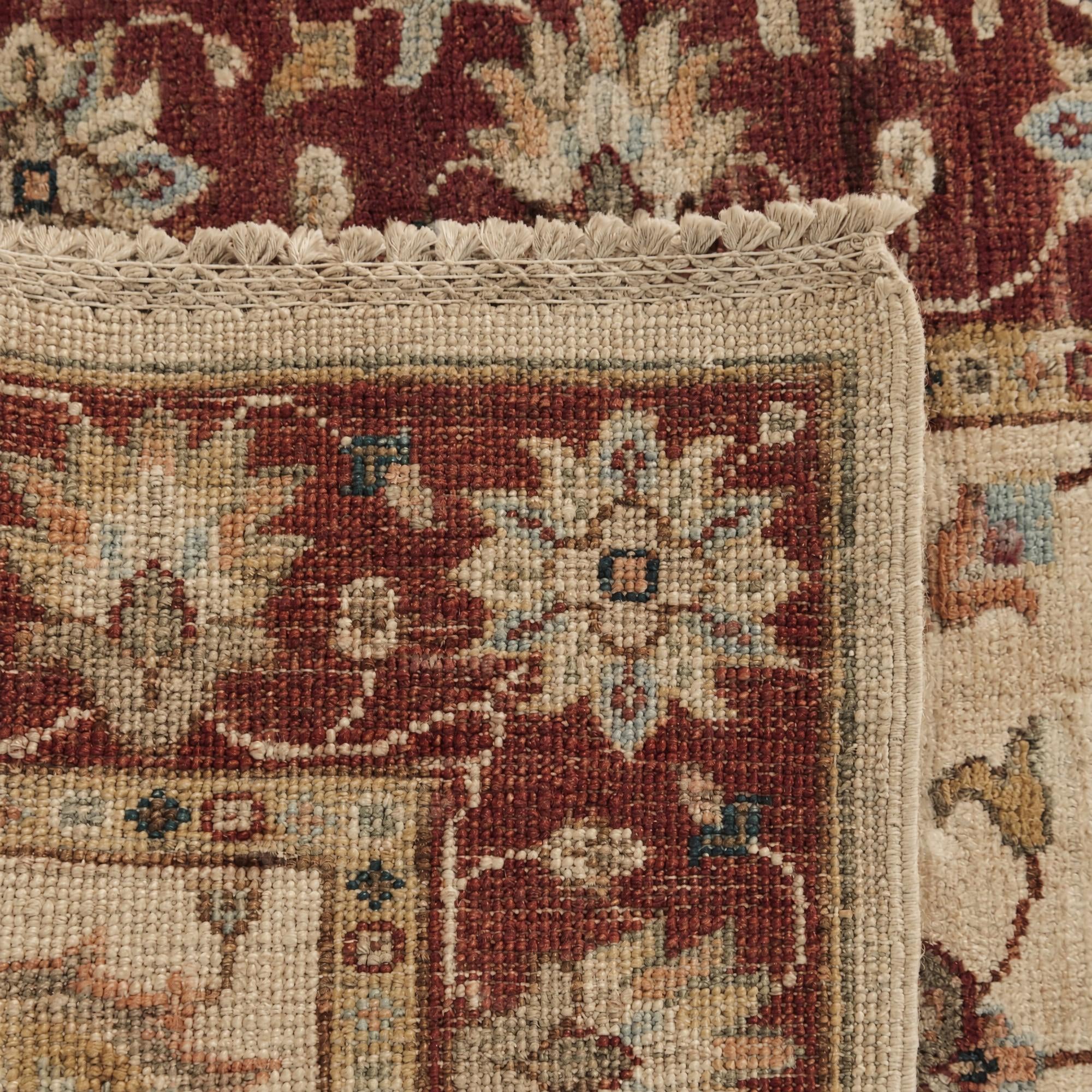 60cm x 90cm Hand Knotted Ziegler Rug
