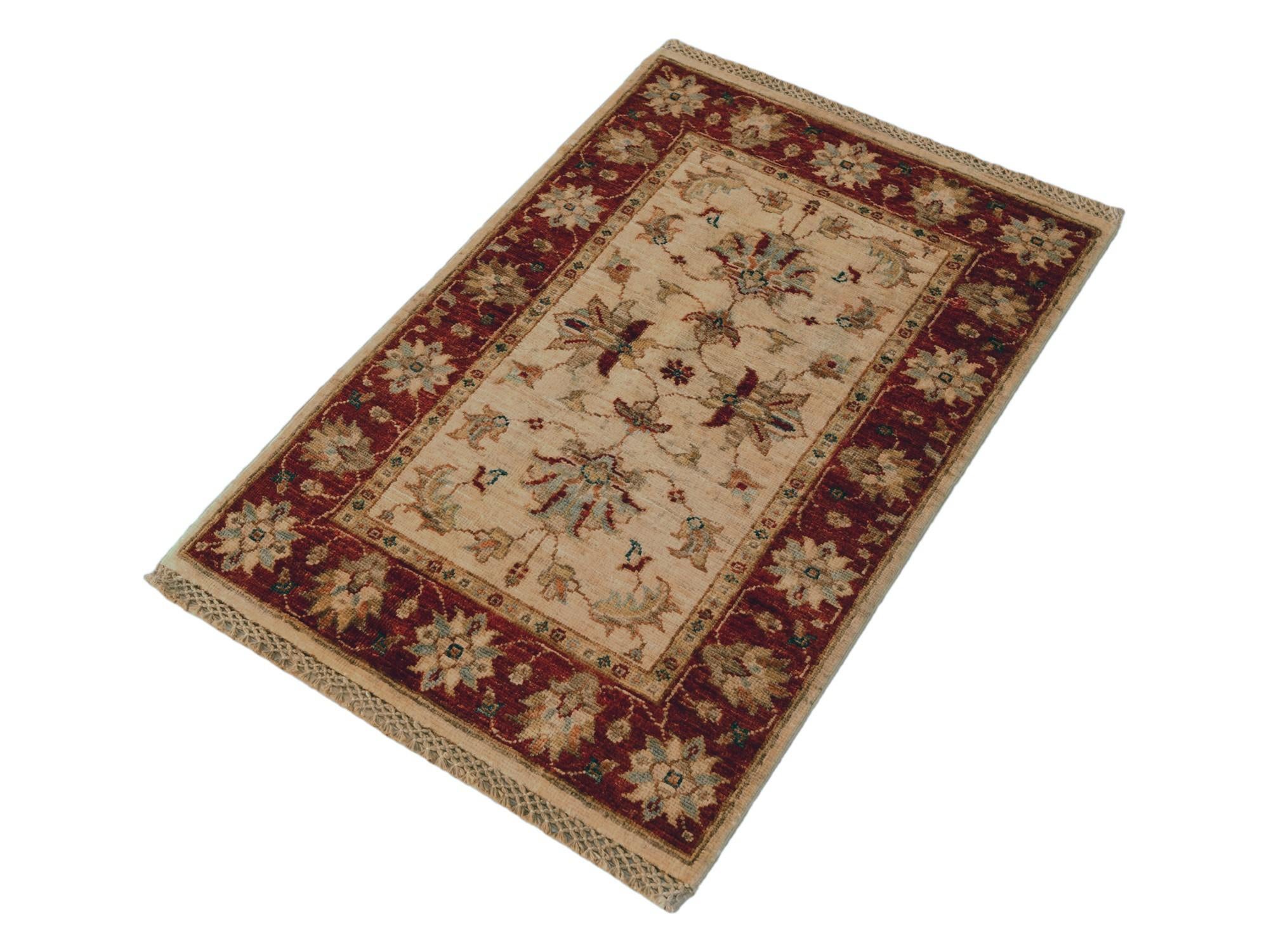 60cm x 90cm Hand Knotted Ziegler Rug