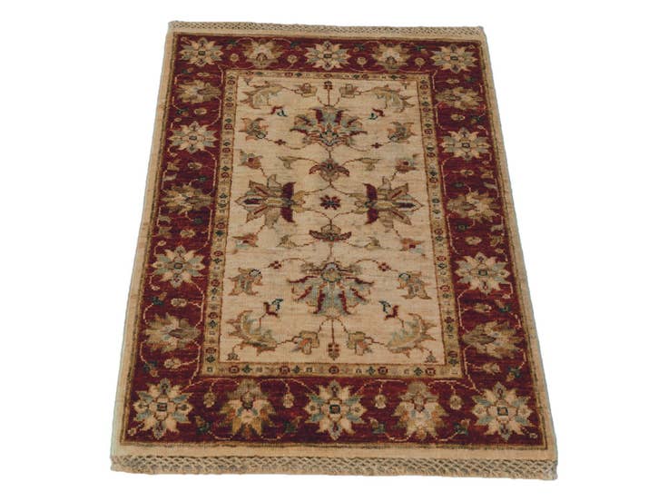 Detail image of 2' x 3' Hand Knotted Ziegler Rug