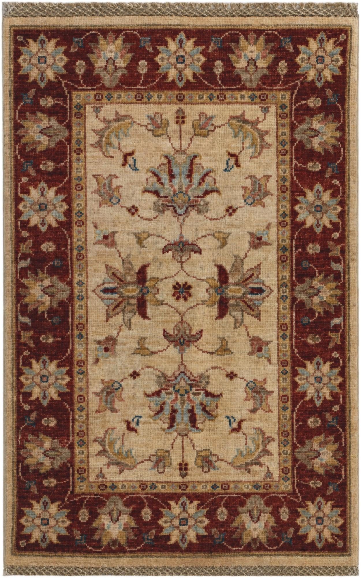 2' x 3' Hand Knotted Ziegler Rug