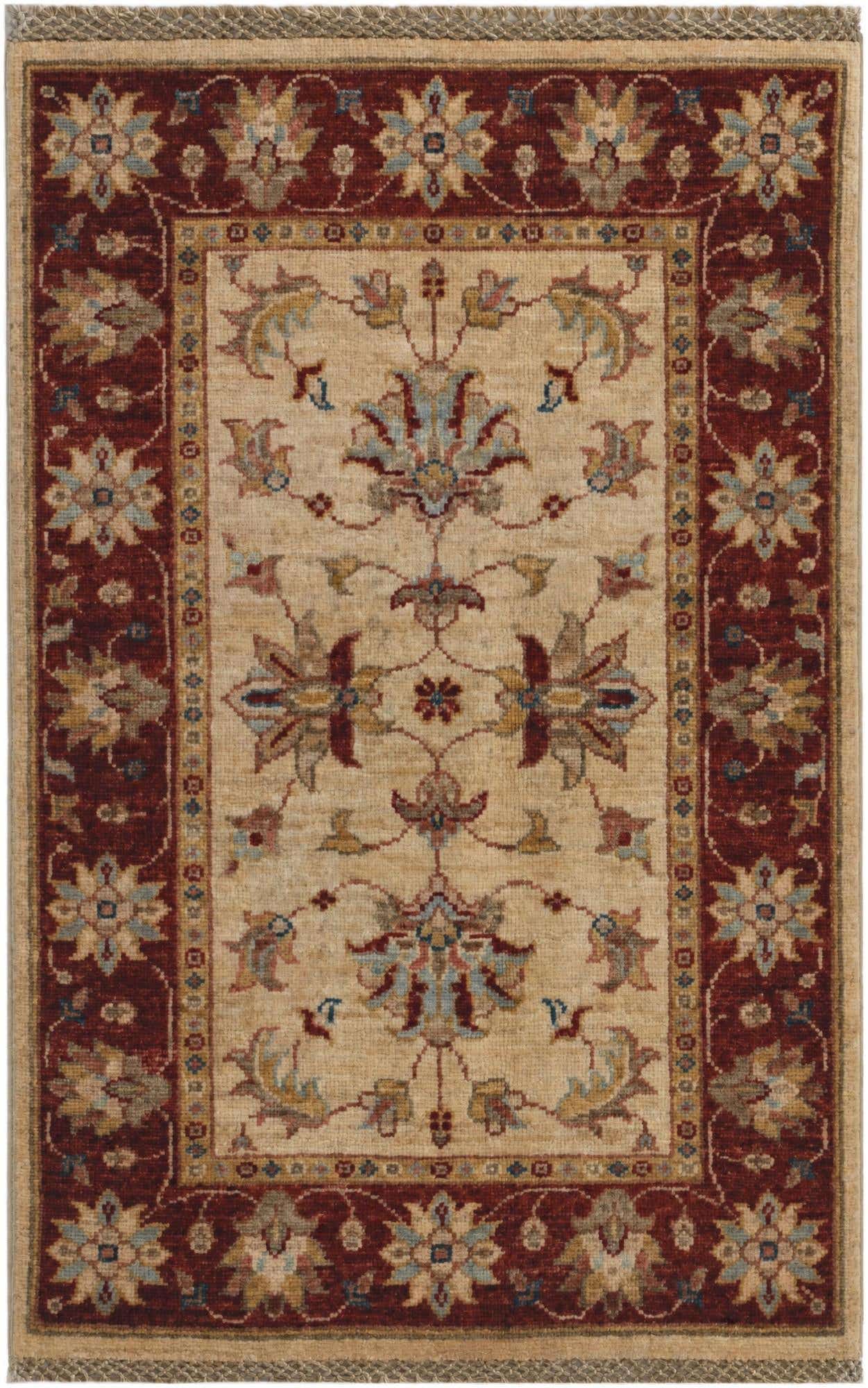 2' x 3' Hand Knotted Ziegler Rug