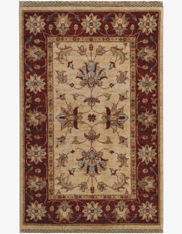 2' x 3' Hand Knotted Ziegler Rug
