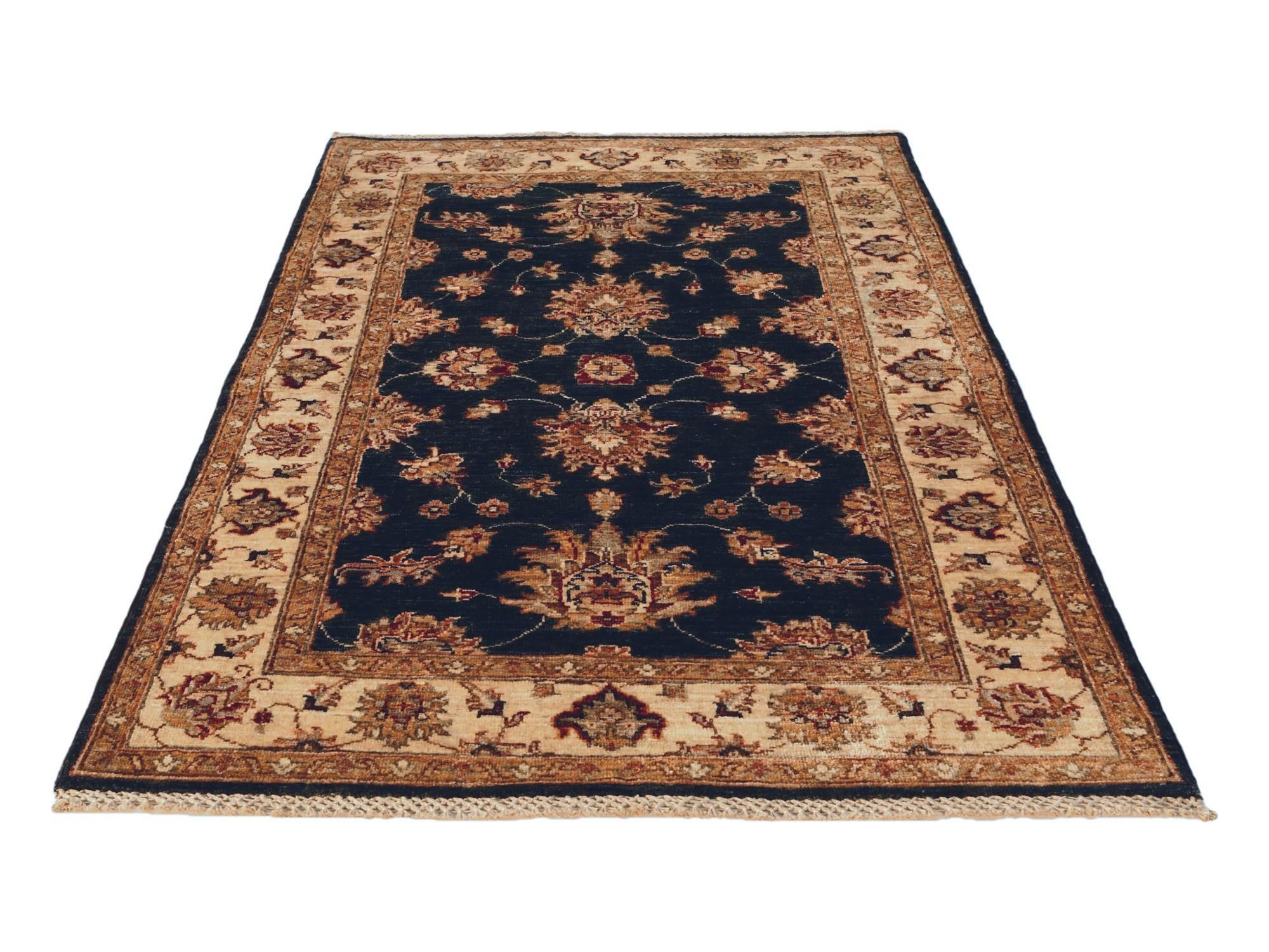 3' 3 x 5' 6 Hand Knotted Ziegler Rug