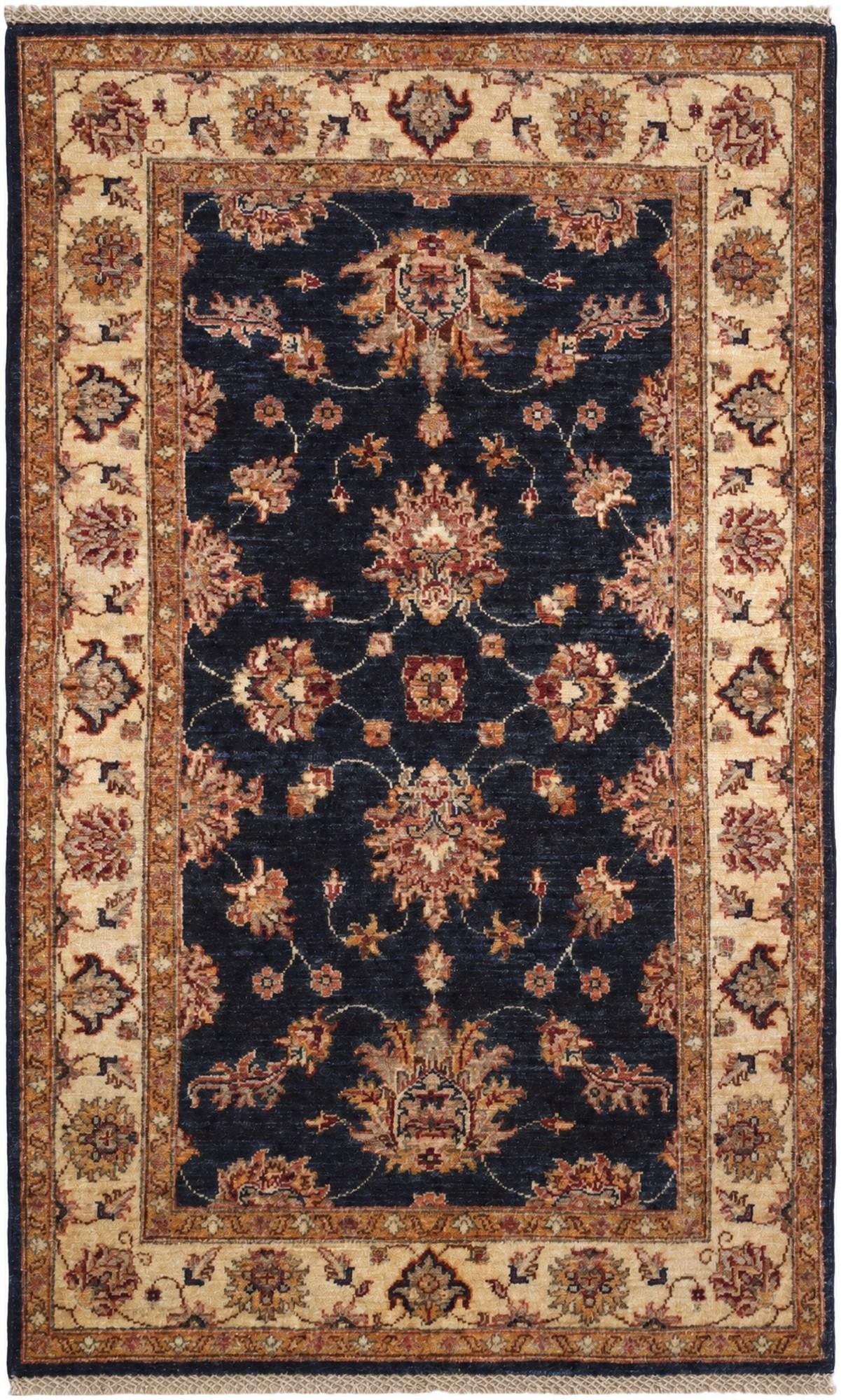3' 3 x 5' 6 Hand Knotted Ziegler Rug