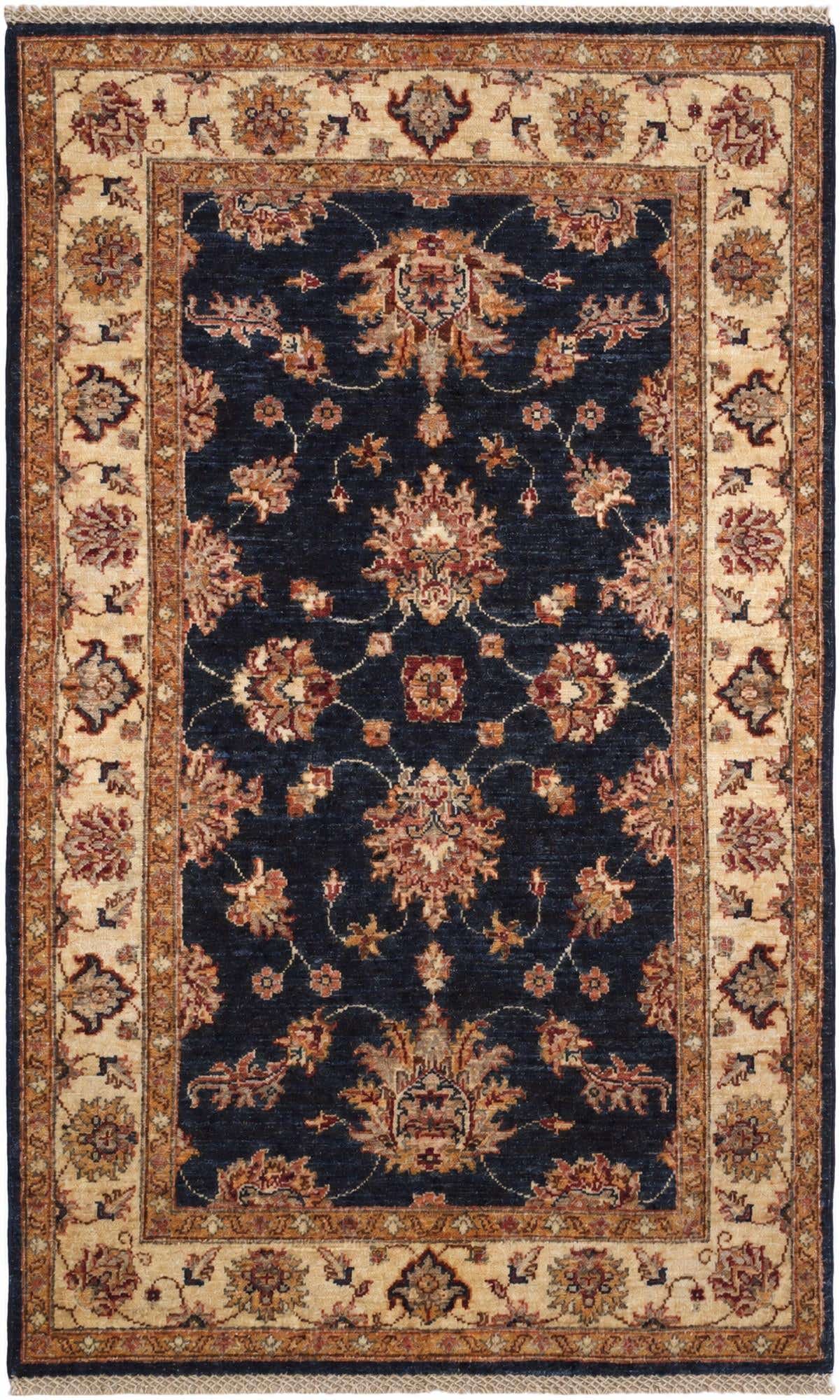 3' 3 x 5' 6 Hand Knotted Ziegler Rug