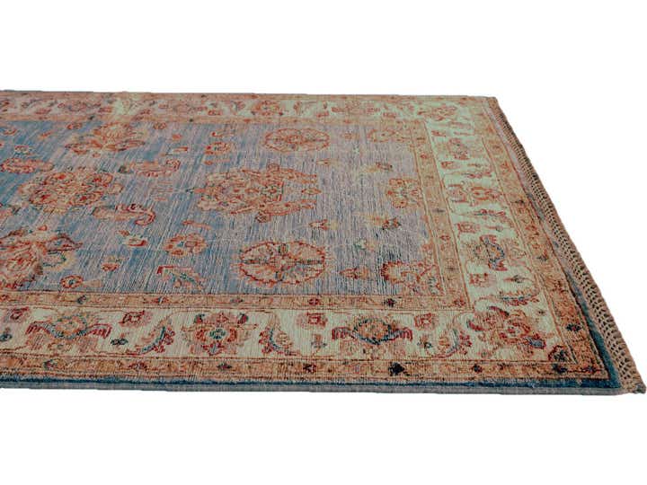 3' 4 x 4' 11 Hand Knotted Ziegler Rug