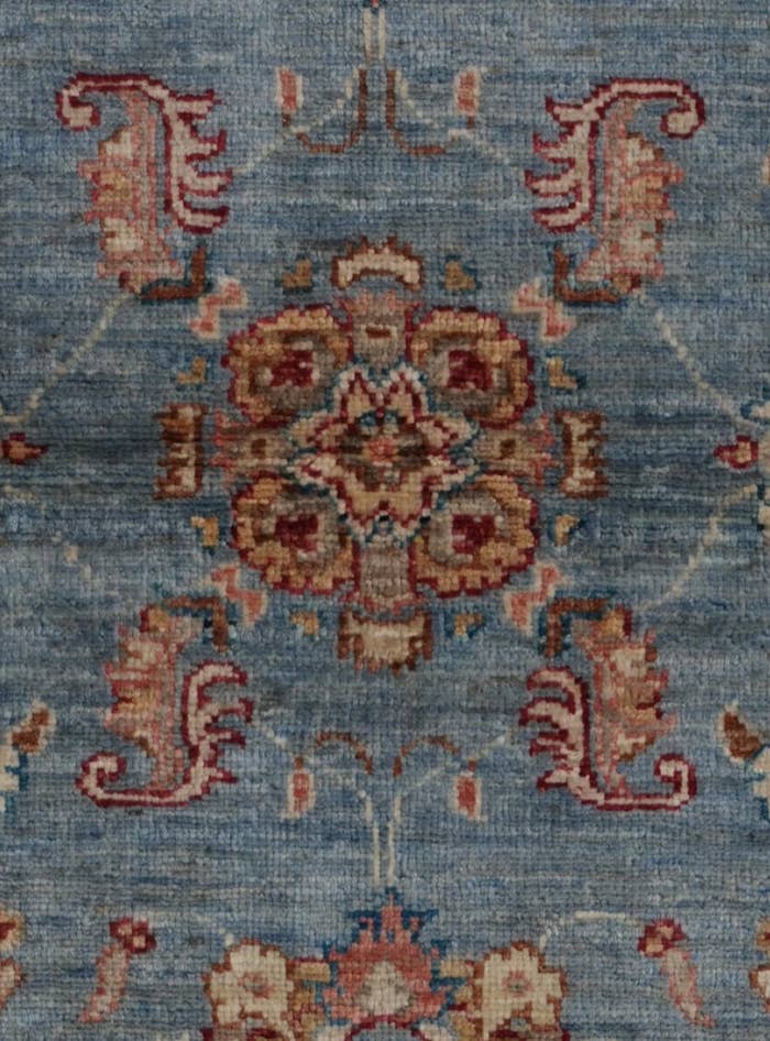 Detail image of 3' 6 x 5' Hand Knotted Ziegler Rug