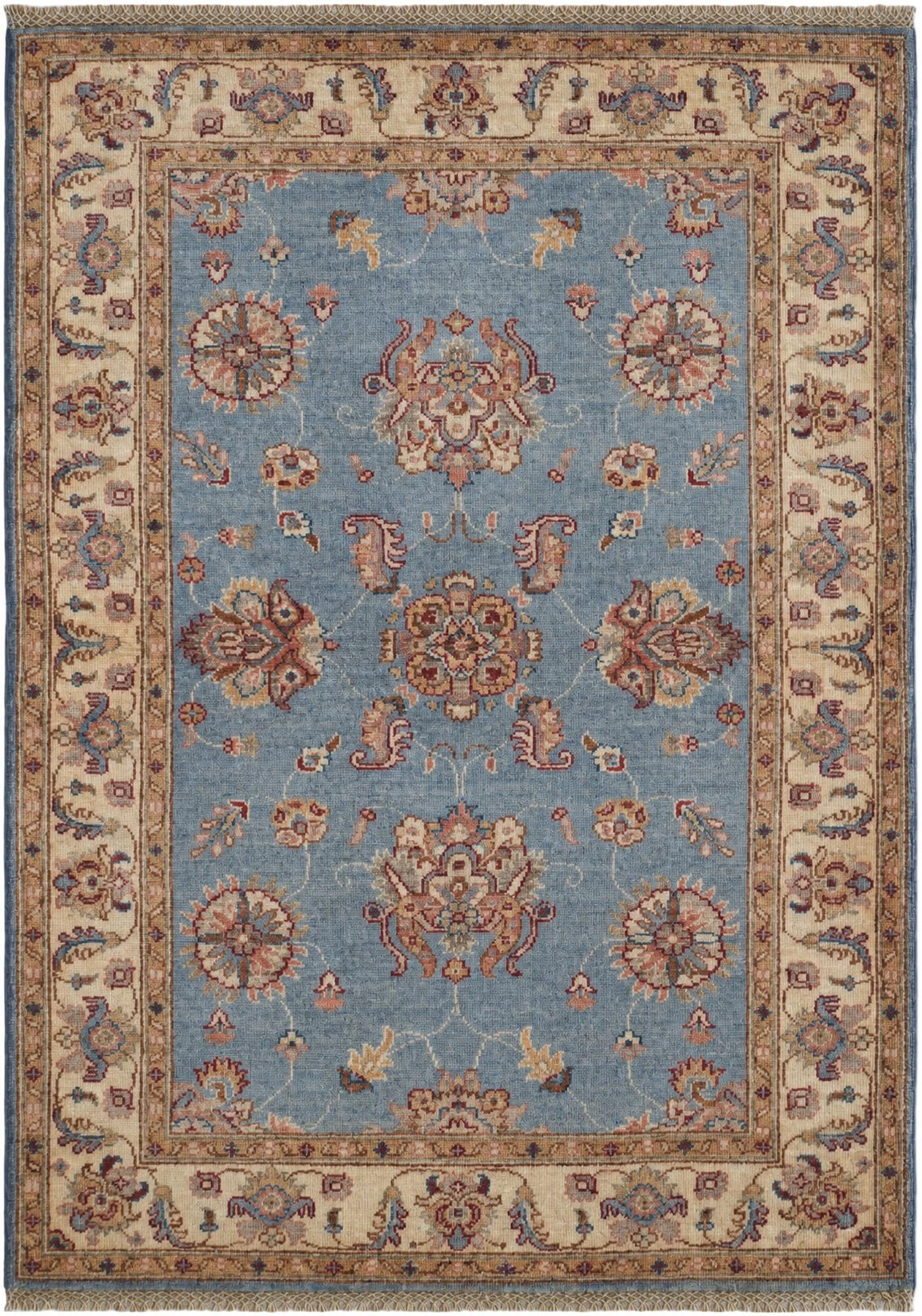3' 6 x 5' Hand Knotted Ziegler Rug