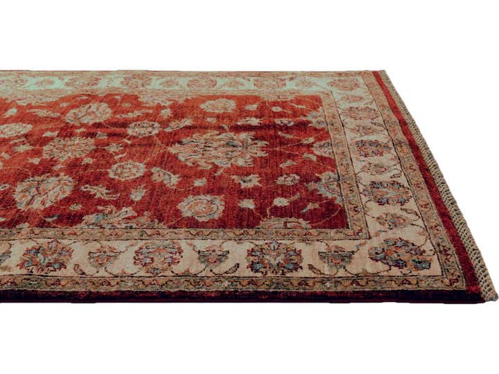 3' 5 x 5' Hand Knotted Ziegler Rug