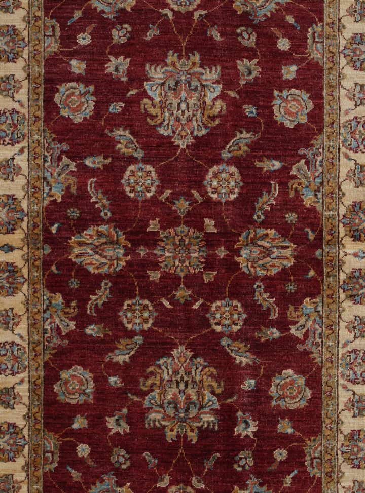 3' 5 x 5' Hand Knotted Ziegler Rug
