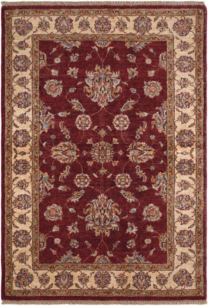 3' 5 x 5' Hand Knotted Ziegler Rug