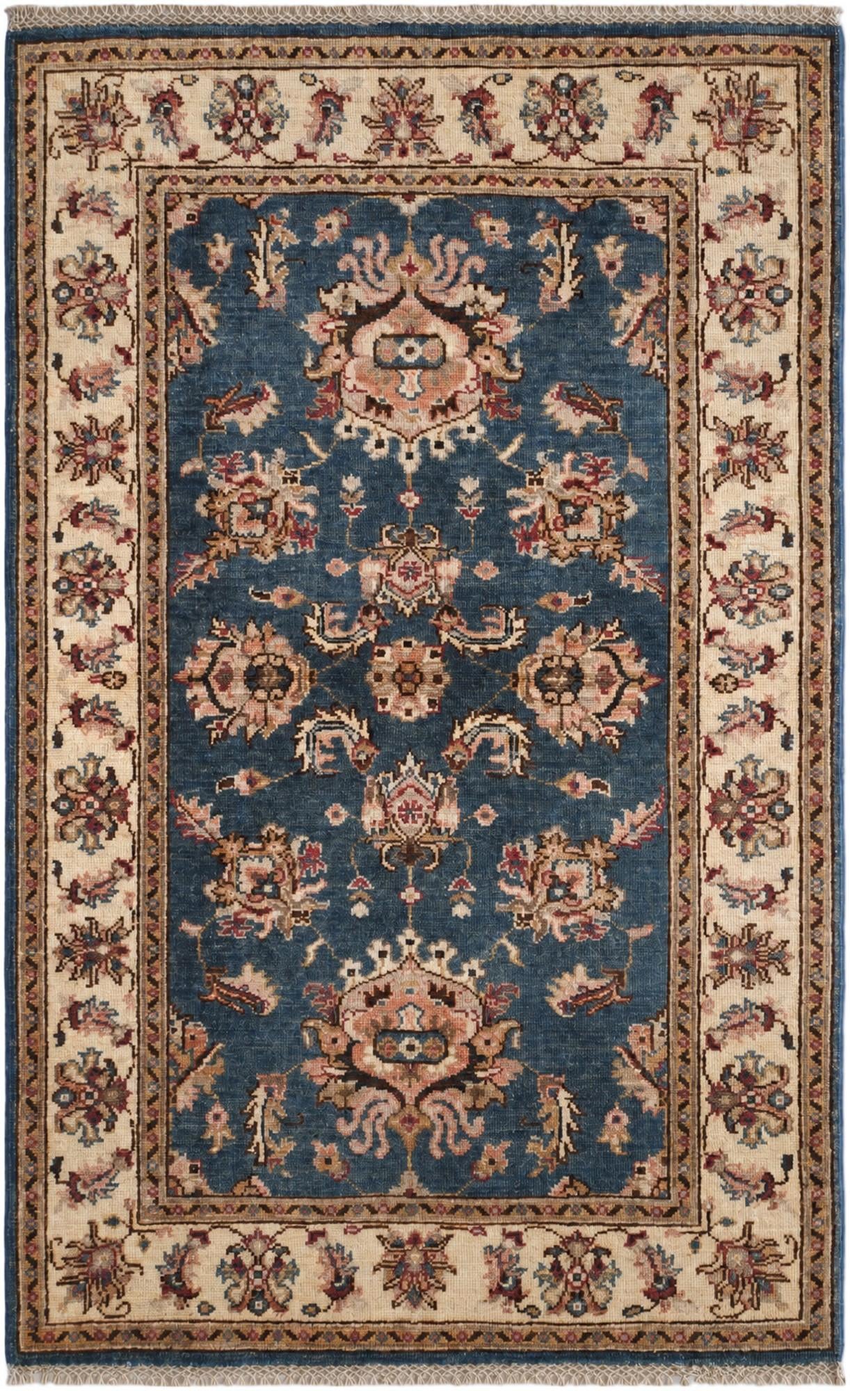 3' x 4' 11 Hand Knotted Ziegler Rug
