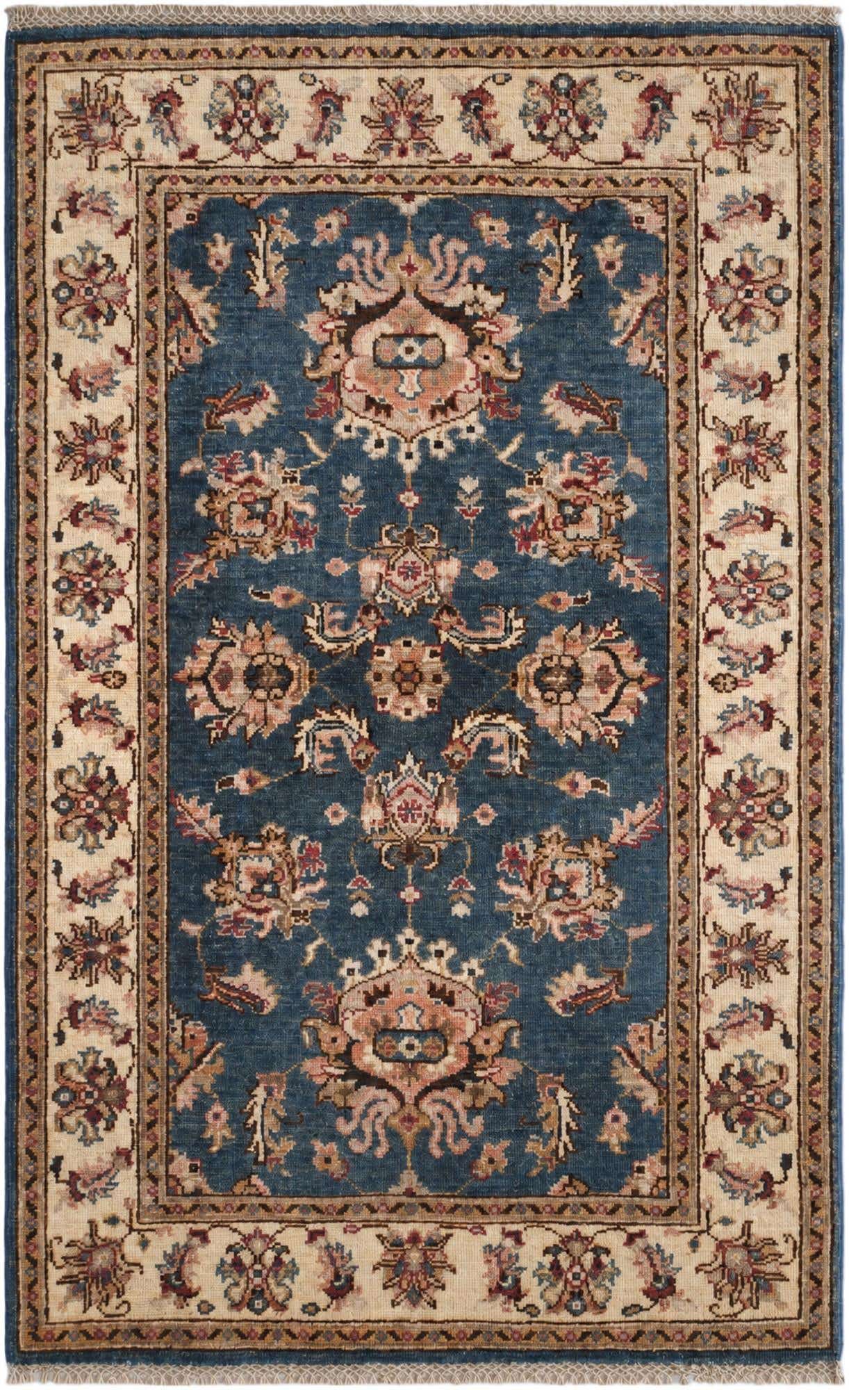 3' x 4' 11 Hand Knotted Ziegler Rug