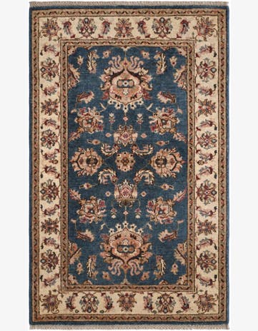 3' x 4' 11 Hand Knotted Ziegler Rug